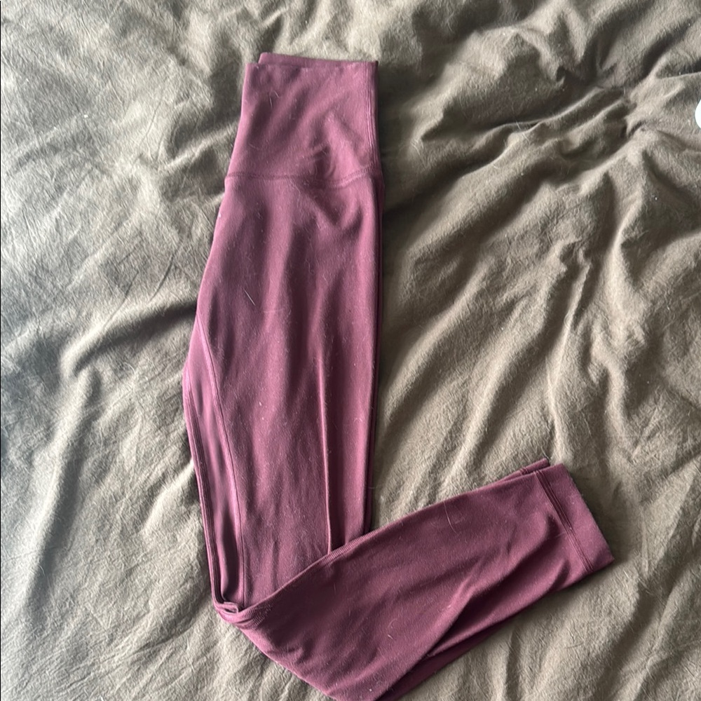 lululemon athletica Purple Leggings High-Waisted Stretch